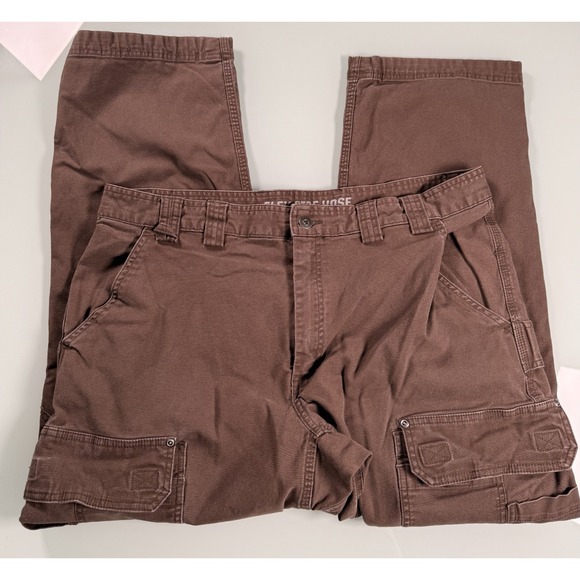 Duluth Trading Co. Mens 40x30 Actual 38x27 Flex Fire hose carpenter Cargo Pants - Picture 1 of 12
